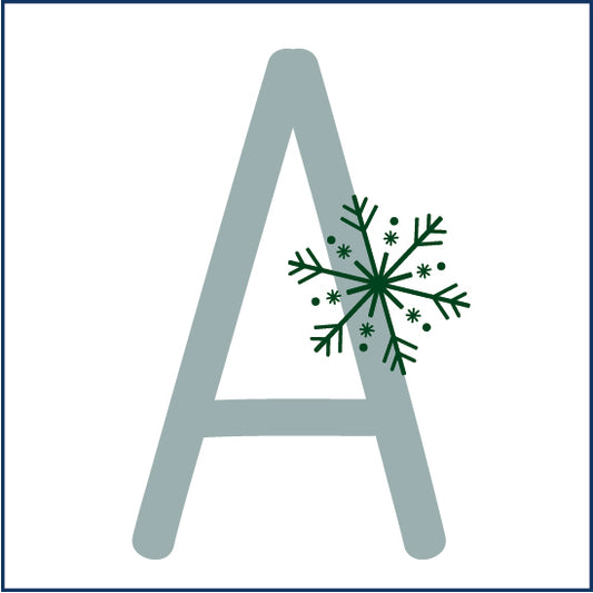 Mug - Fiocco di Neve + Lettera