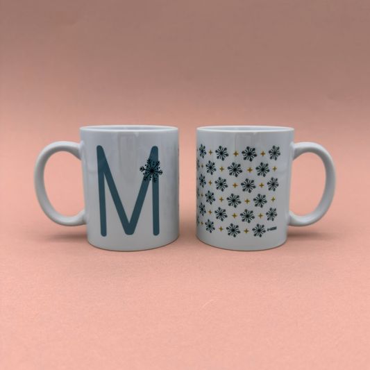 Mug - Fiocco di Neve + Lettera